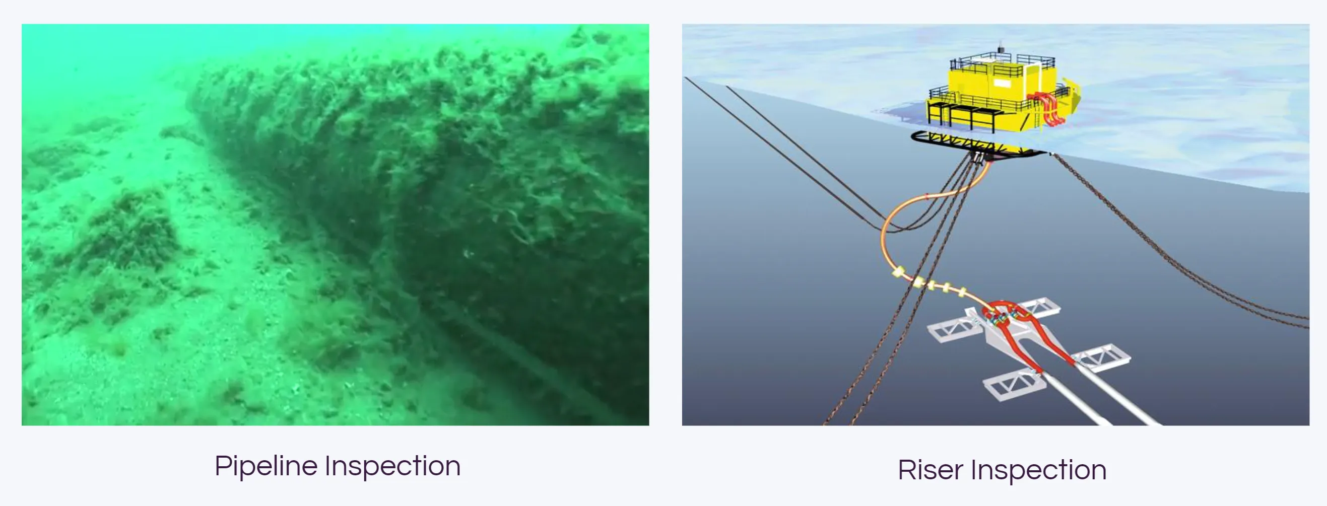 EyeROV Inspection Kinds